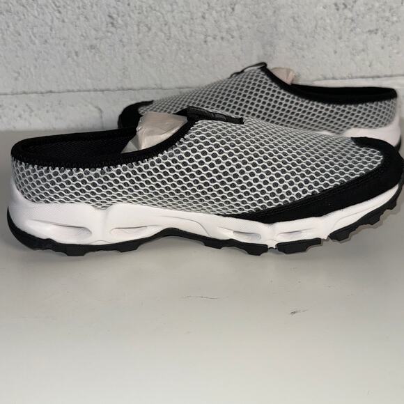 GH Bass, bass outdoor, Women's Aqua Mesh Slide Flats, white/ black 7.5m - Picture 7 of 14